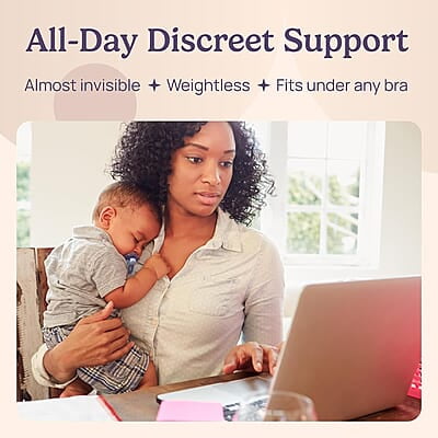 LOMOLY Silver Nursing Cup & Milk Collector Set LOMOLY Silver Nursing Cup & Milk Collector Set