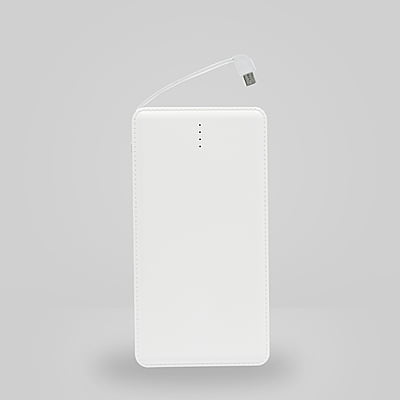 10000mAh-White Powerbank