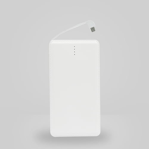 10000mAh-White Powerbank