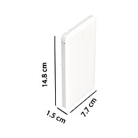 10000mAh-White Powerbank