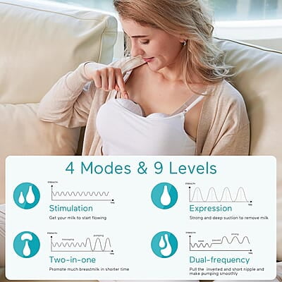 Paruu P10 Wearable Breast Pump