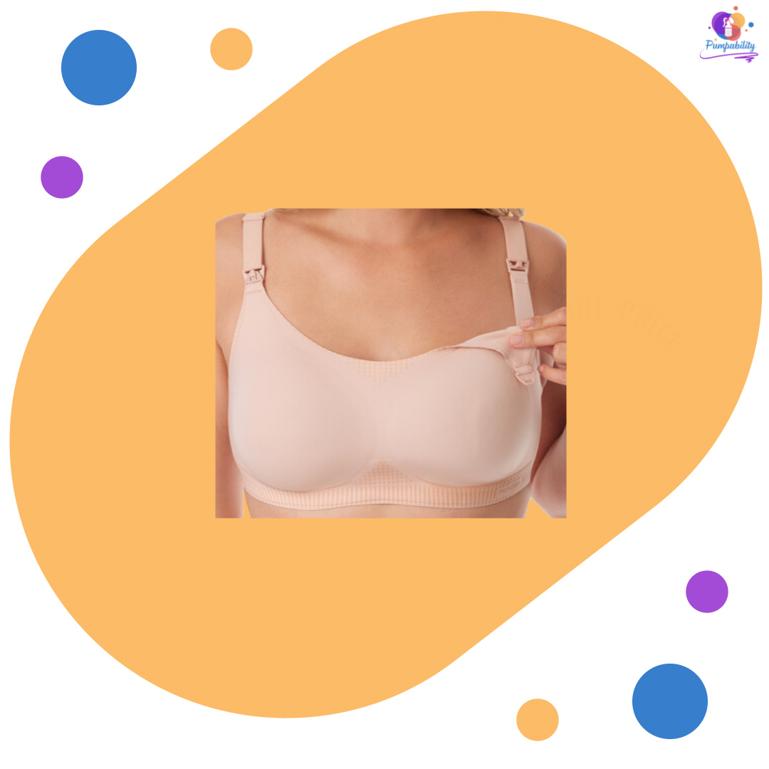 Momcozy Function - U Liquid Spandex Printed Nursing Bra with Performax™ Technology