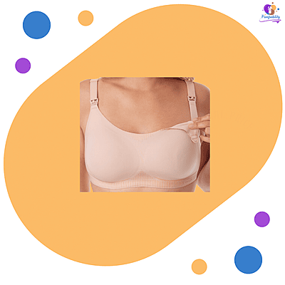 Momcozy Function - U Liquid Spandex Printed Nursing Bra with Performax™ Technology