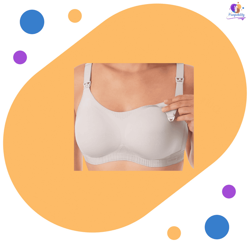 Momcozy Function - U Liquid Spandex Printed Nursing Bra with Performax™ Technology