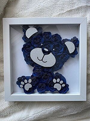 Paper Teddy Frame