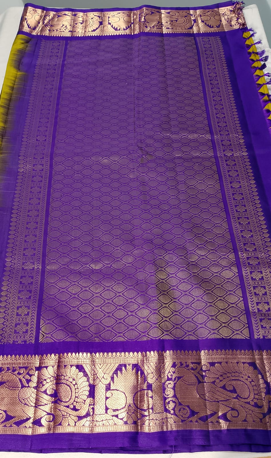 N652: Ready To Ship Beautiful Pure Kanchipattu Saree With Stitched Maggam Work Blouse N652: Ready To Ship Beautiful Pure Kanchipattu Saree With Stitched Maggam Work Blouse
