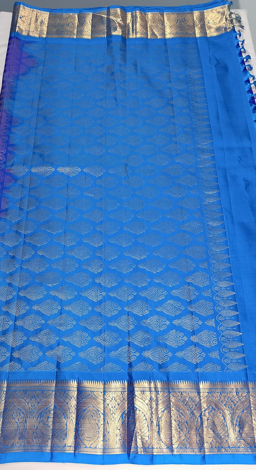 N681: Ready To Ship Beautiful Pure Kanchipattu Saree With Stitched Maggam Work Blouse N681: Ready To Ship Beautiful Pure Kanchipattu Saree With Stitched Maggam Work Blouse