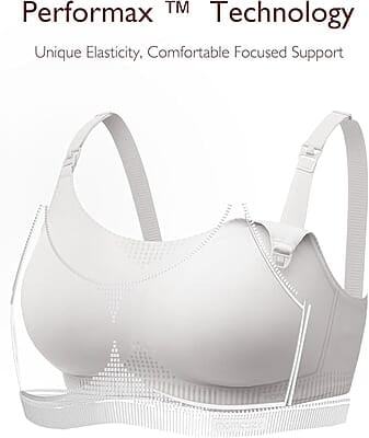 Momcozy Function - U Liquid Spandex Printed Nursing Bra with Performax™ Technology