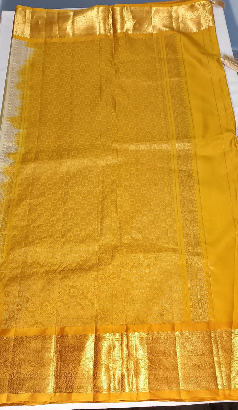 N759:Ready To Ship Beautiful Pure Kanchipattu Saree With Stitched Maggam Work Blouse N759:Ready To Ship Beautiful Pure Kanchipattu Saree With Stitched Maggam Work Blouse