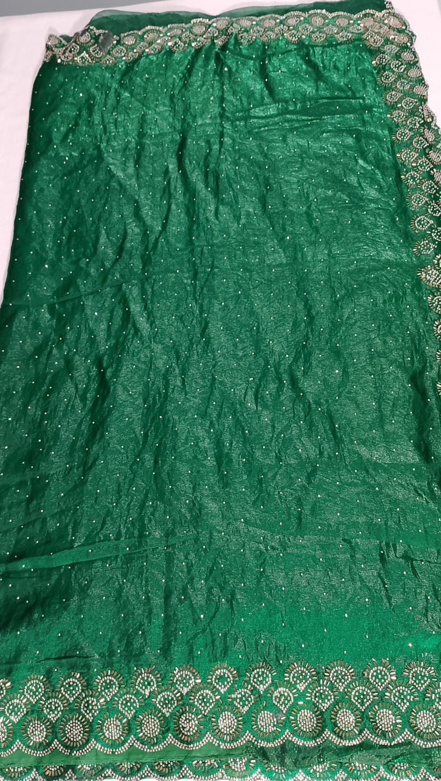 N776: Ready To Ship Beautiful Space Silk Saree With Stitched Blouse N776: Ready To Ship Beautiful Space Silk Saree With Stitched Blouse