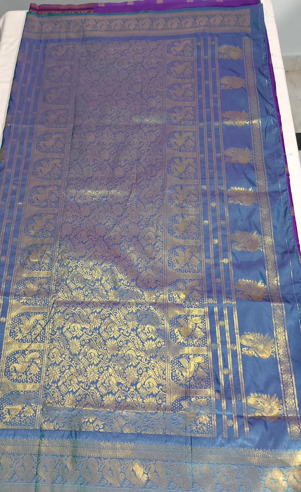 N789 :Ready To Ship Beautiful Paithani Saree With Unstitched Blouse