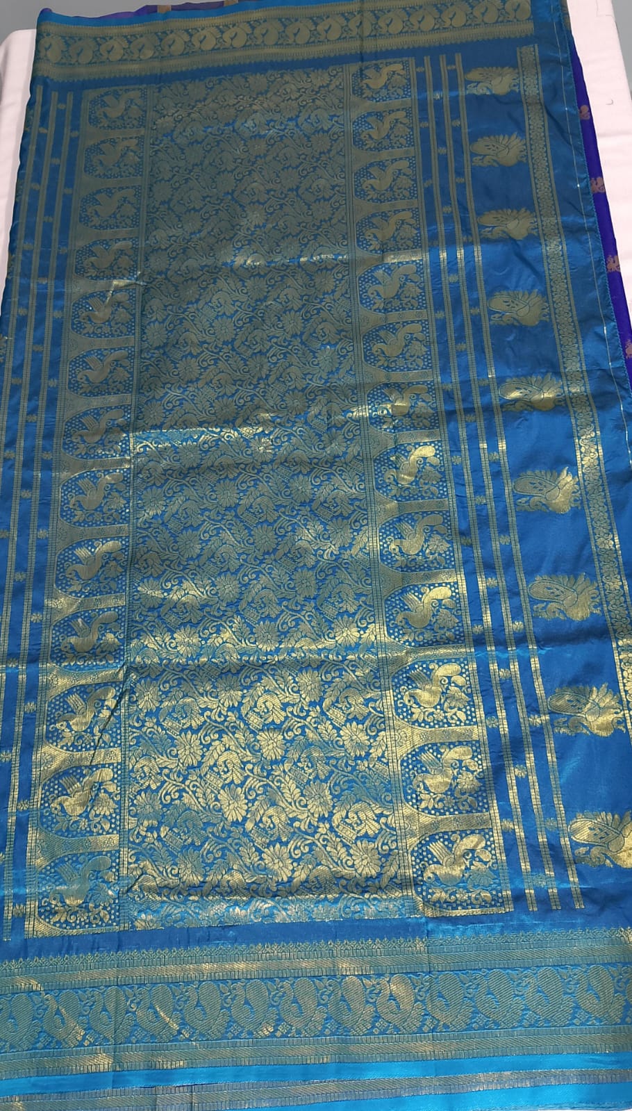 N790 :Ready To Ship Beautiful Paithani Saree With Unstitched Blouse
