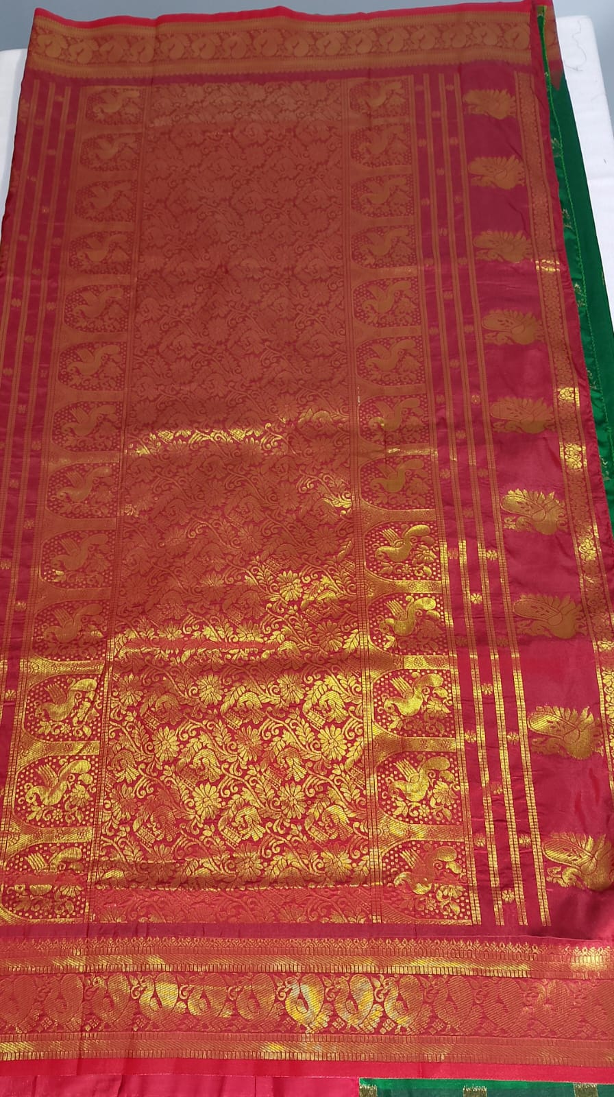 N788 :Ready To Ship Beautiful Paithani Saree With Unstitched Blouse