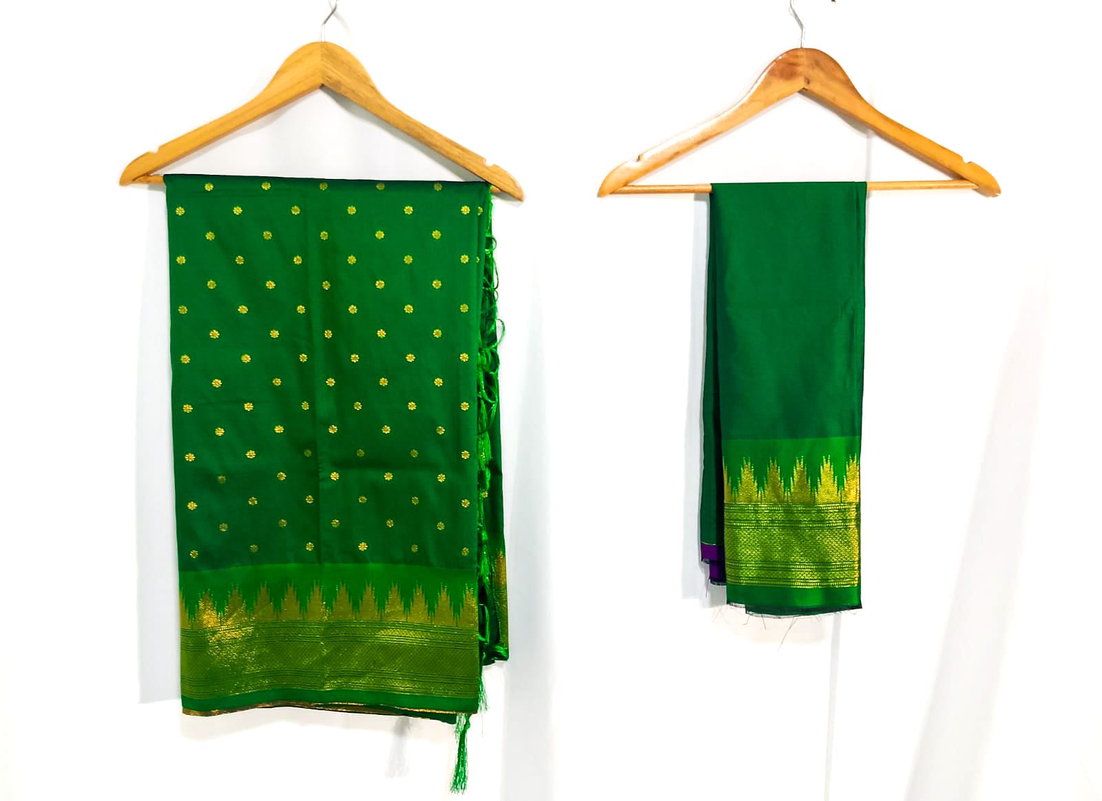 N786: Ready To Ship Beautiful Paithani Saree With Unstitched Blouse