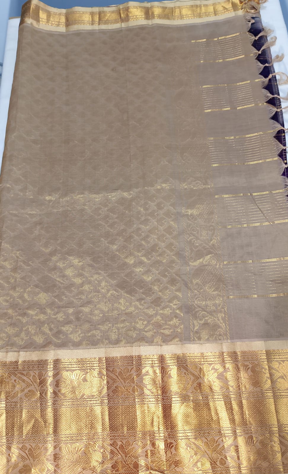N803: Ready To Ship Beautiful Mangalagiri Saree With Stitched Embroidery Work Blouse N803: Ready To Ship Beautiful Mangalagiri Saree With Stitched Embroidery Work Blouse