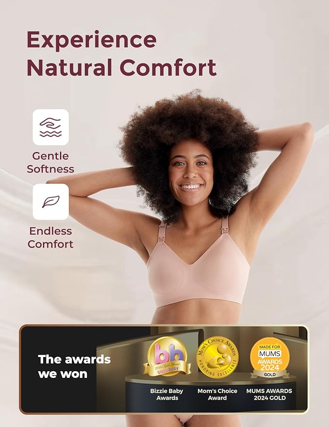 Momcozy Ultra Comfort Seamless Nursing Bra YN21