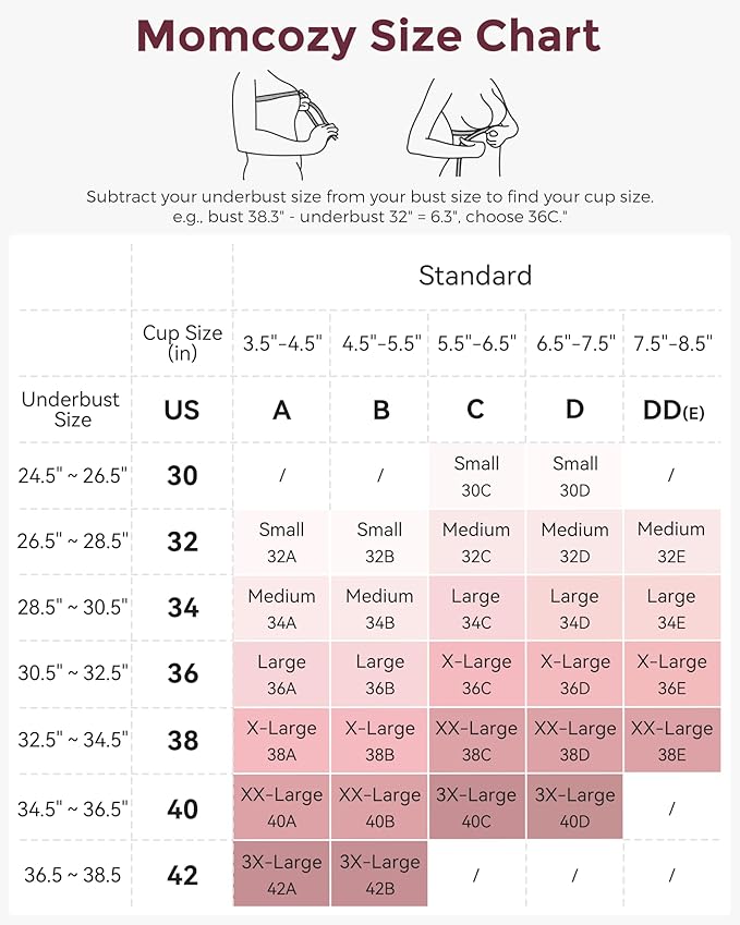 Momcozy Ultra Comfort Seamless Nursing Bra YN21