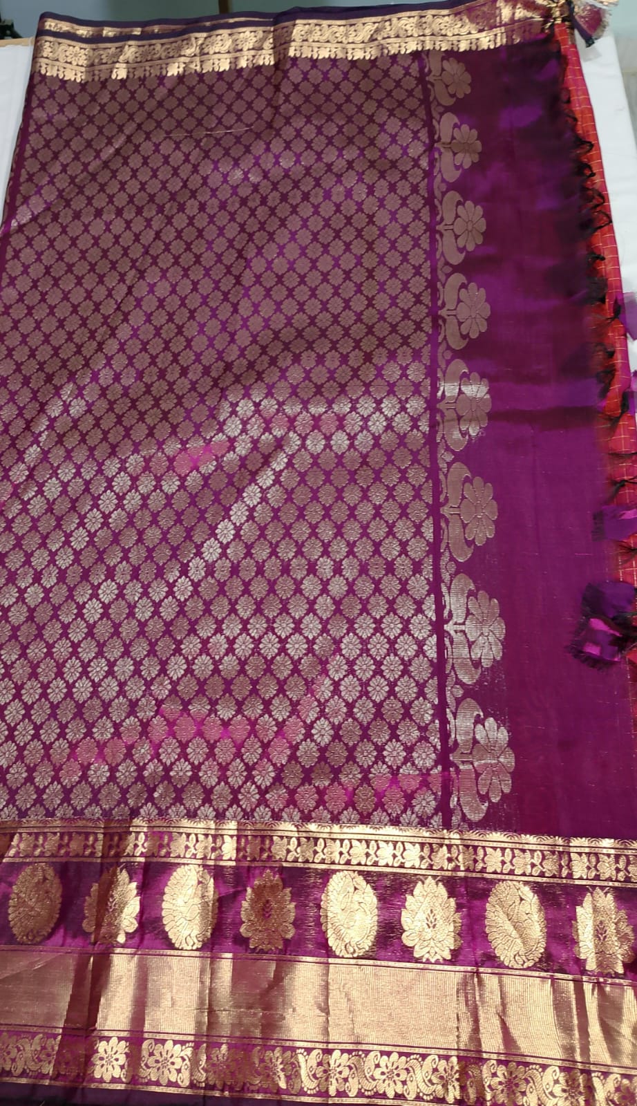 N917:Ready To Ship Beautiful Pure Kanchipattu Saree With Stitched Blouse