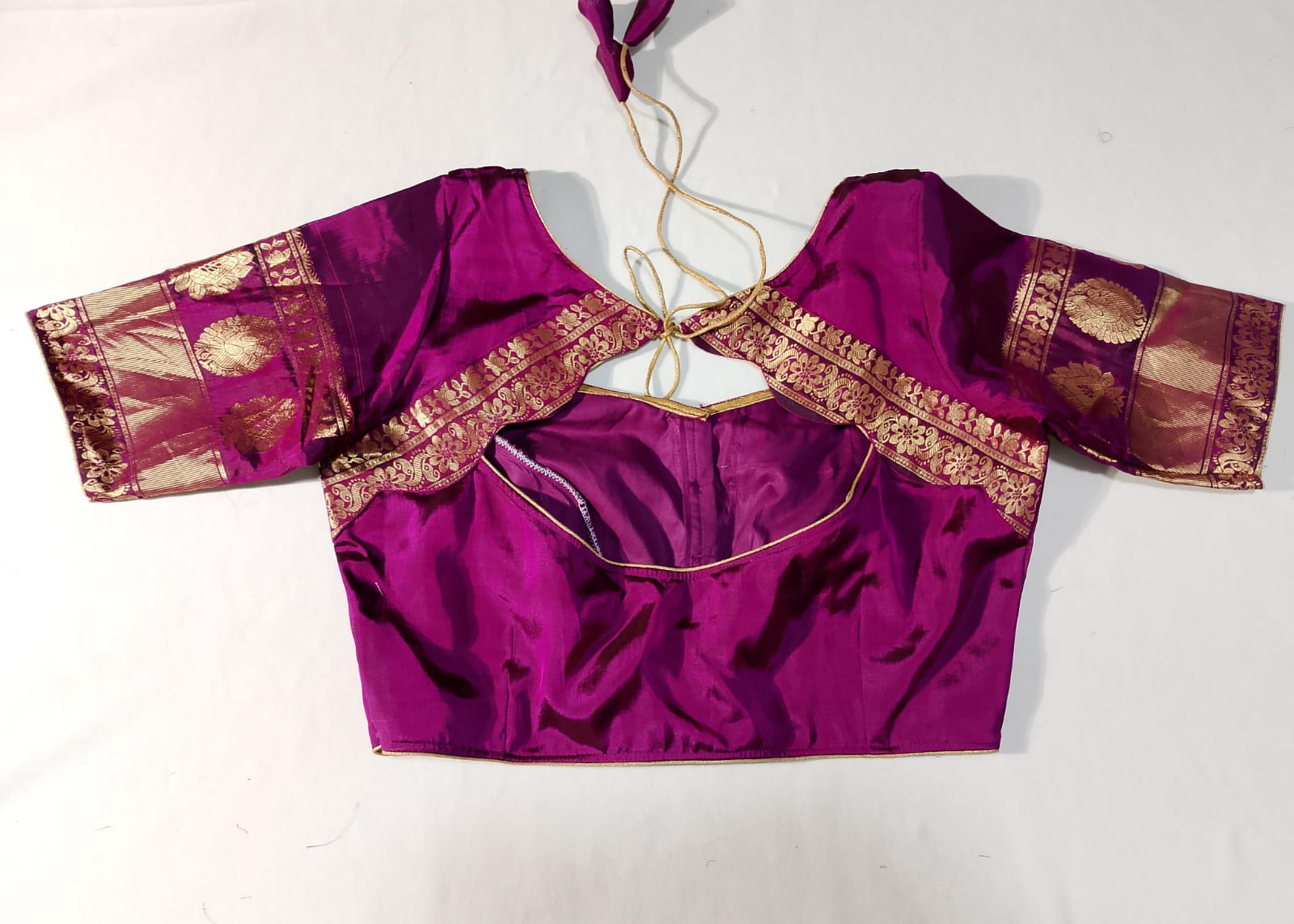 N917:Ready To Ship Beautiful Pure Kanchipattu Saree With Stitched Blouse