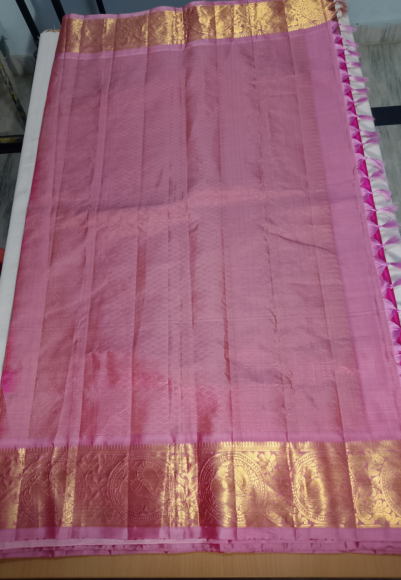 N911:Ready To Ship Beautiful Pure Kanchipattu Saree With Stitched Maggam Work Blouse N911:Ready To Ship Beautiful Pure Kanchipattu Saree With Stitched Maggam Work Blouse