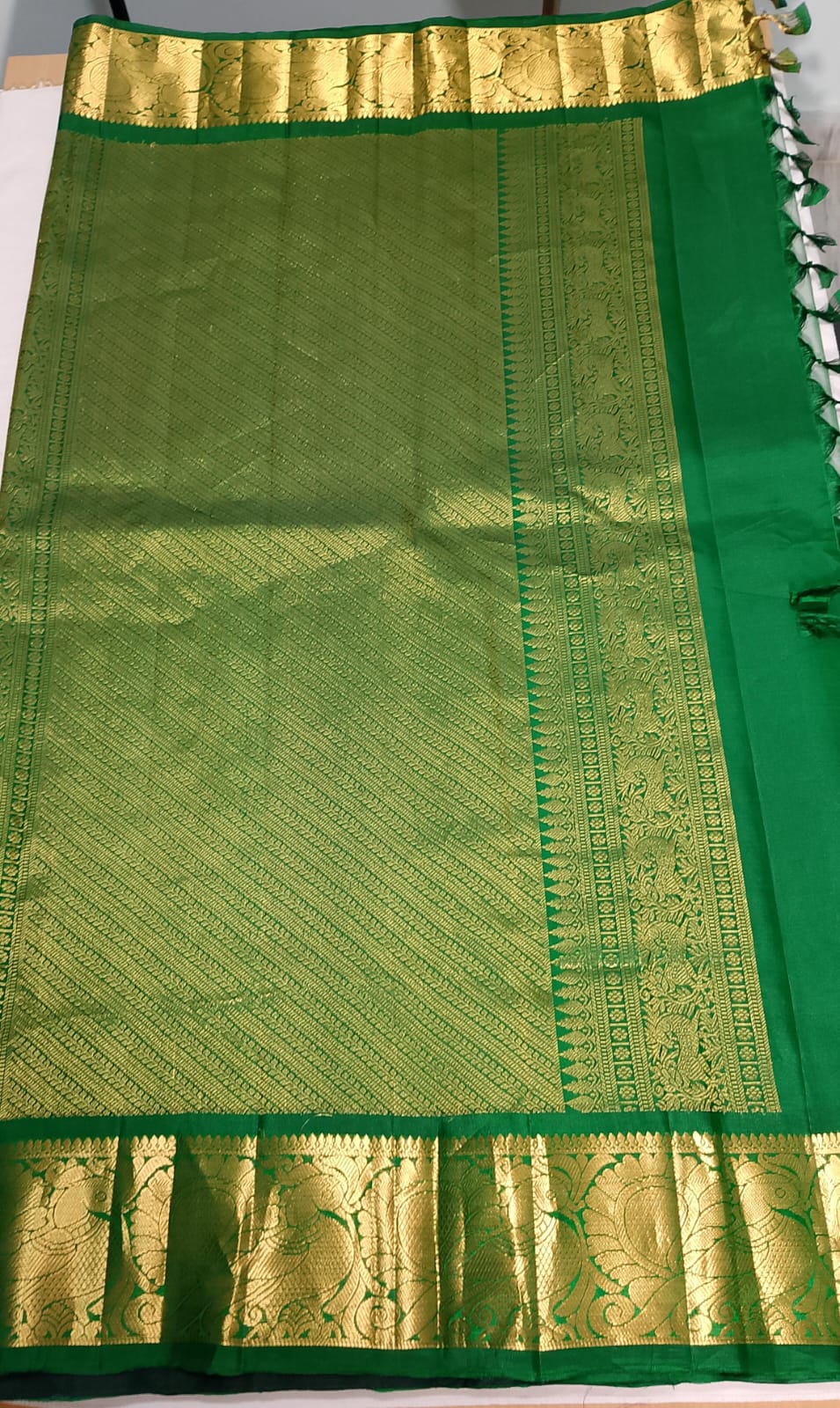 N945:Ready To Ship Beautiful Pure Kanchipattu Saree With Stitched Maggam Work Blouse N945:Ready To Ship Beautiful Pure Kanchipattu Saree With Stitched Maggam Work Blouse