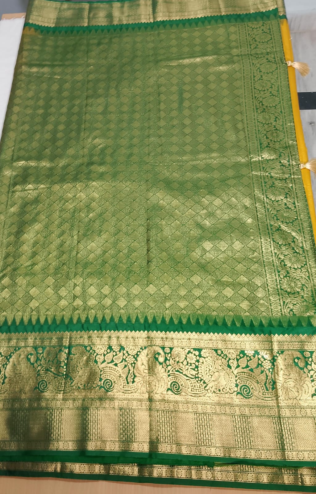 N949:Ready To Ship Beautiful Vintage Gadwal Saree With Stitched Blouse N949:Ready To Ship Beautiful Vintage Gadwal Saree With Stitched Blouse