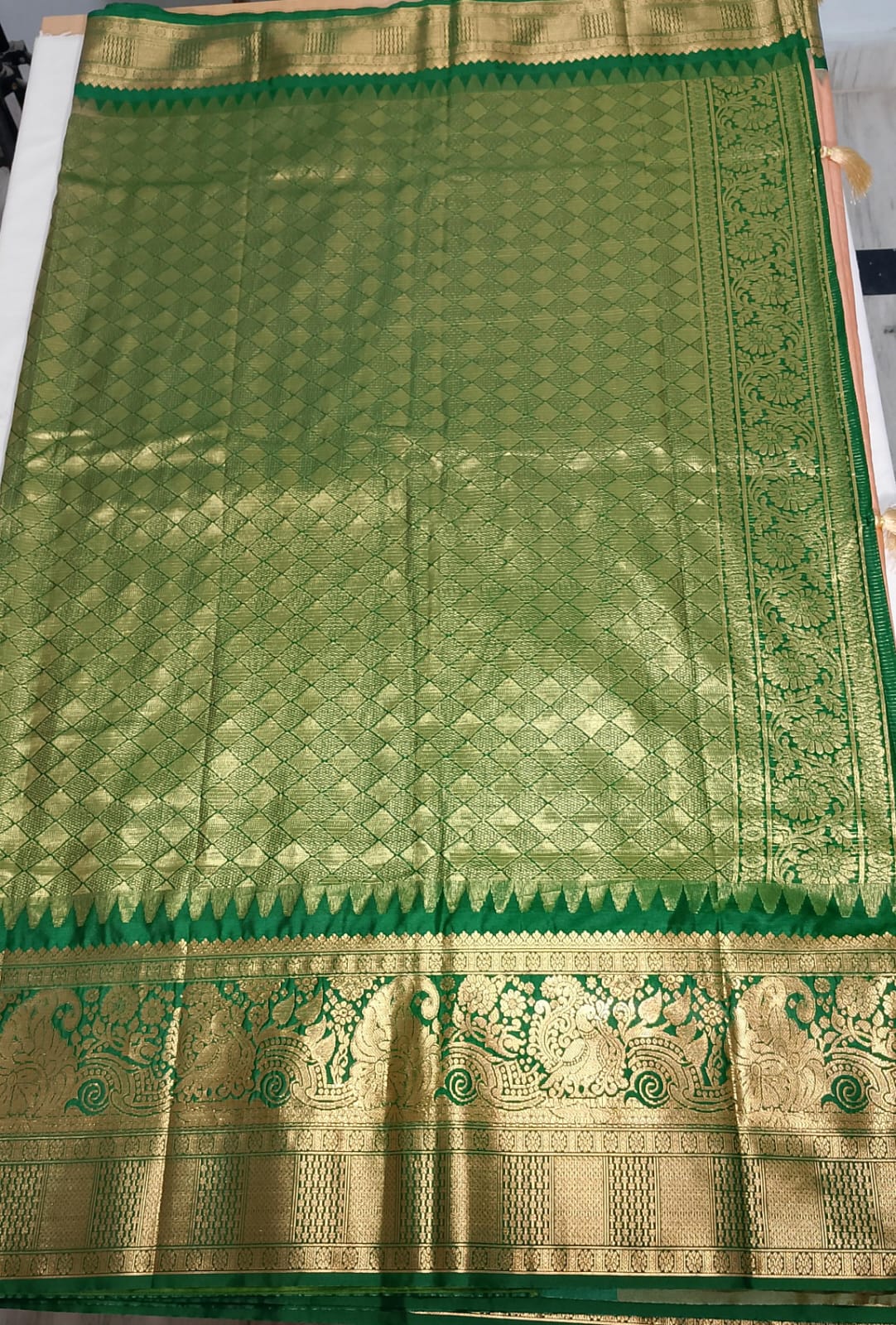 N954:Ready To Ship Beautiful Vintage Gadwal Saree With Stitched Blouse N954:Ready To Ship Beautiful Vintage Gadwal Saree With Stitched Blouse