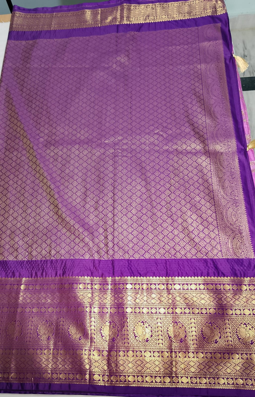 N959:Ready To Ship Beautiful Vintage Gadwal Saree With Stitched Blouse N959:Ready To Ship Beautiful Vintage Gadwal Saree With Stitched Blouse
