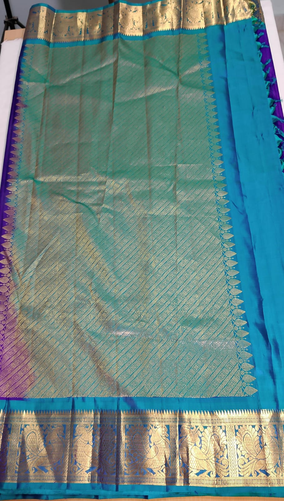 N926:Ready To Ship Beautiful Pure Kanchipattu Saree With Stitched Maggam Work Blouse N926:Ready To Ship Beautiful Pure Kanchipattu Saree With Stitched Maggam Work Blouse