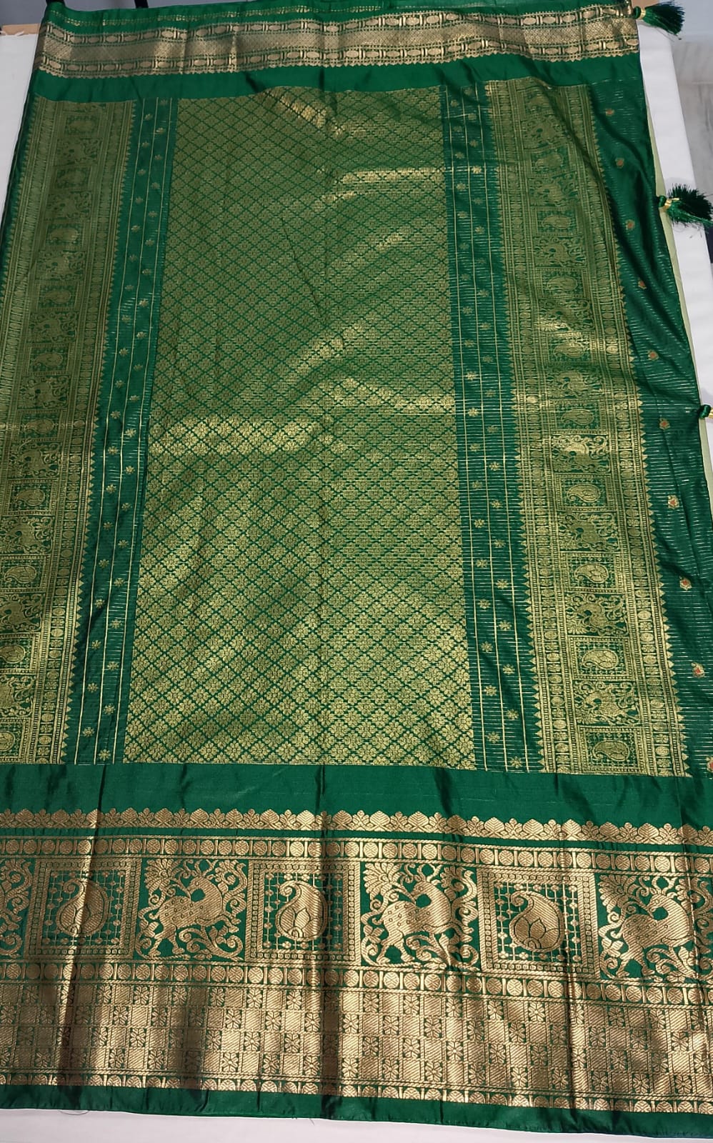 N964:Ready To Ship Beautiful Vintage Gadwal Saree With Stitched Blouse N964:Ready To Ship Beautiful Vintage Gadwal Saree With Stitched Blouse
