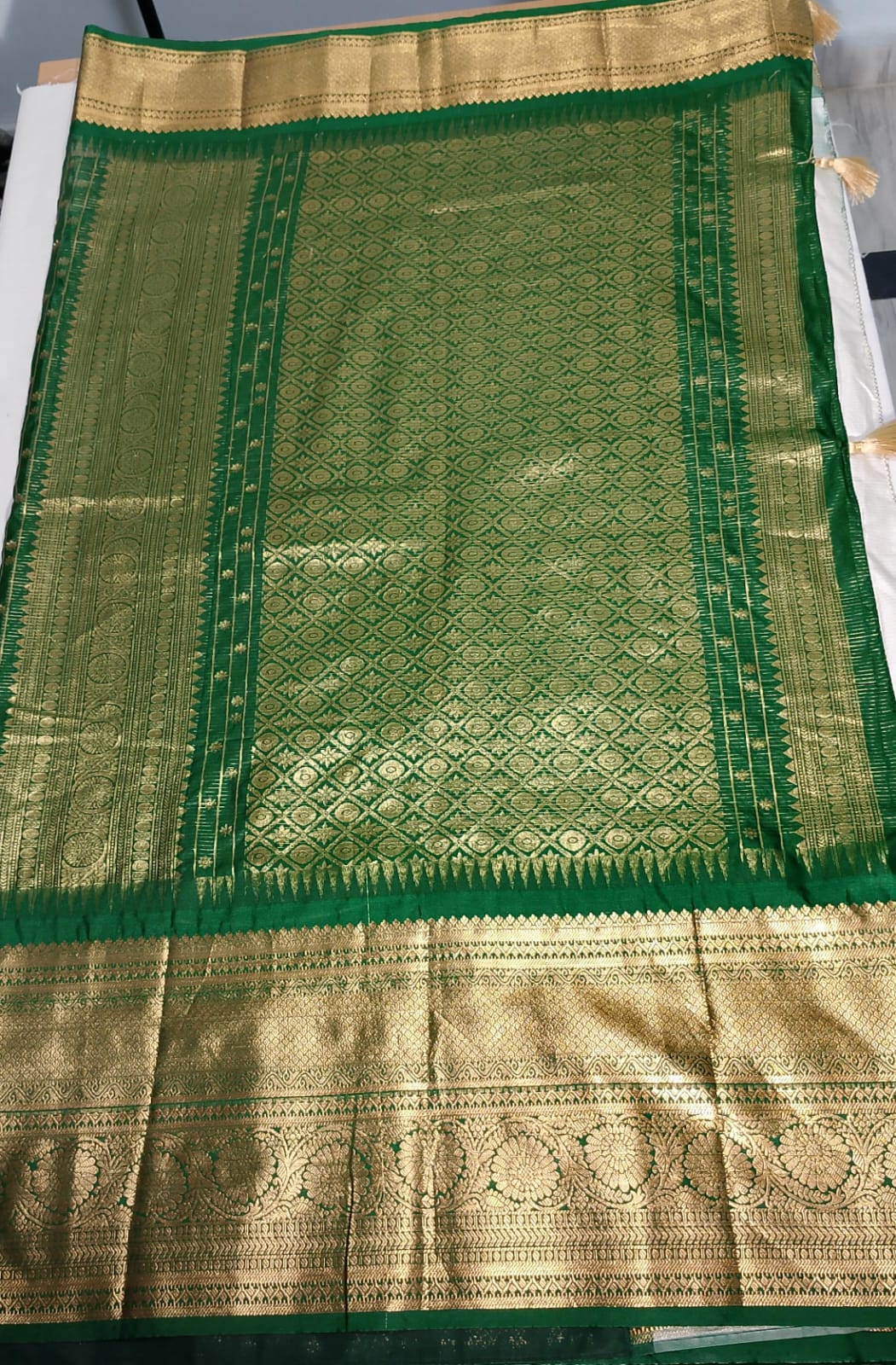 N970:Ready To Ship Beautiful Vintage Gadwal Saree With Stitched Blouse N970:Ready To Ship Beautiful Vintage Gadwal Saree With Stitched Blouse