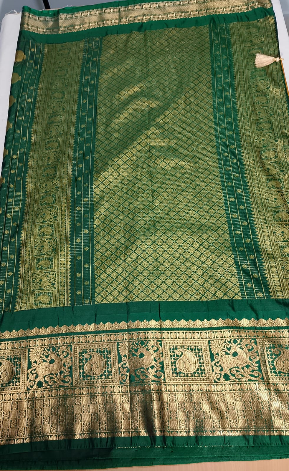 N981:Ready To Ship Beautiful Vintage Gadwal Saree With Stitched Blouse N981:Ready To Ship Beautiful Vintage Gadwal Saree With Stitched Blouse