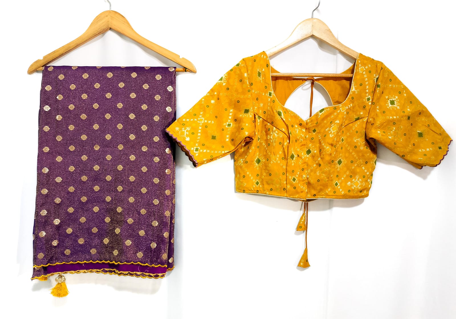 N1004: Ready To Ship Beautiful Saree With Stitched Blouse