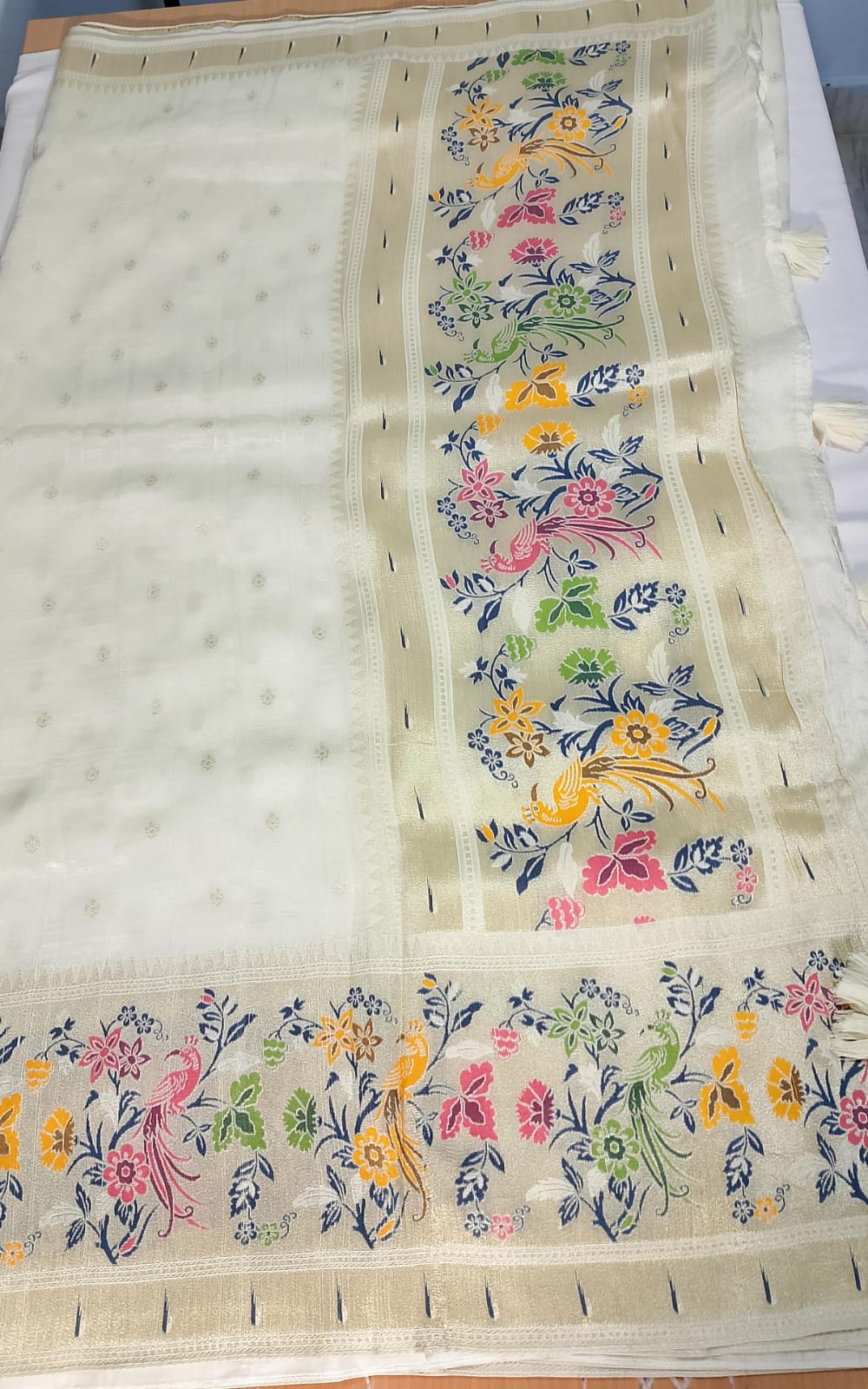 N1017:Ready To Ship Beautiful Banarasi Saree With Stitched Blouse N1017:Ready To Ship Beautiful Banarasi Saree With Stitched Blouse