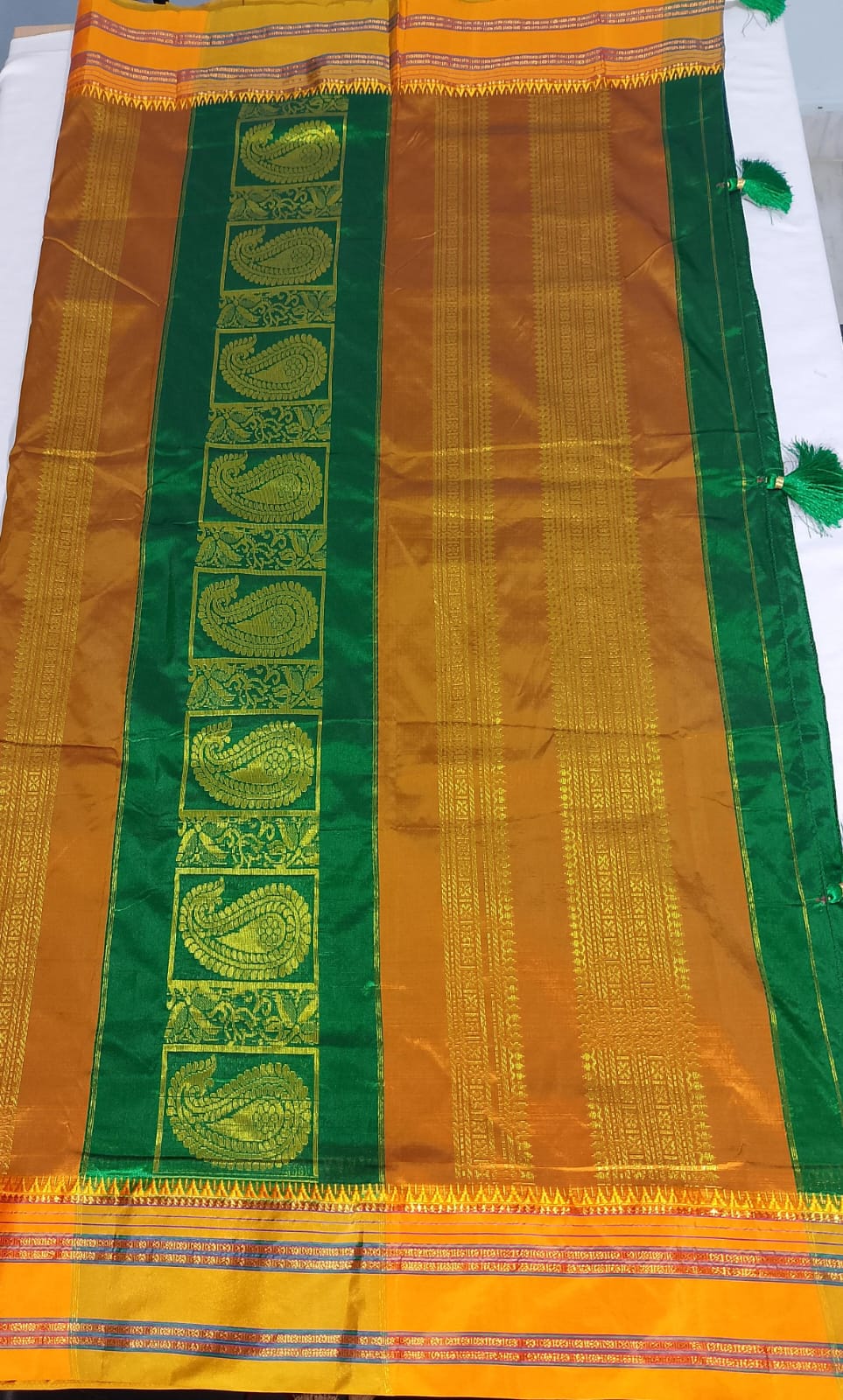 N1034: Ready To Ship Beautiful Narayanpet Silk Saree With Stitched Blouse N1034: Ready To Ship Beautiful Narayanpet Silk Saree With Stitched Blouse