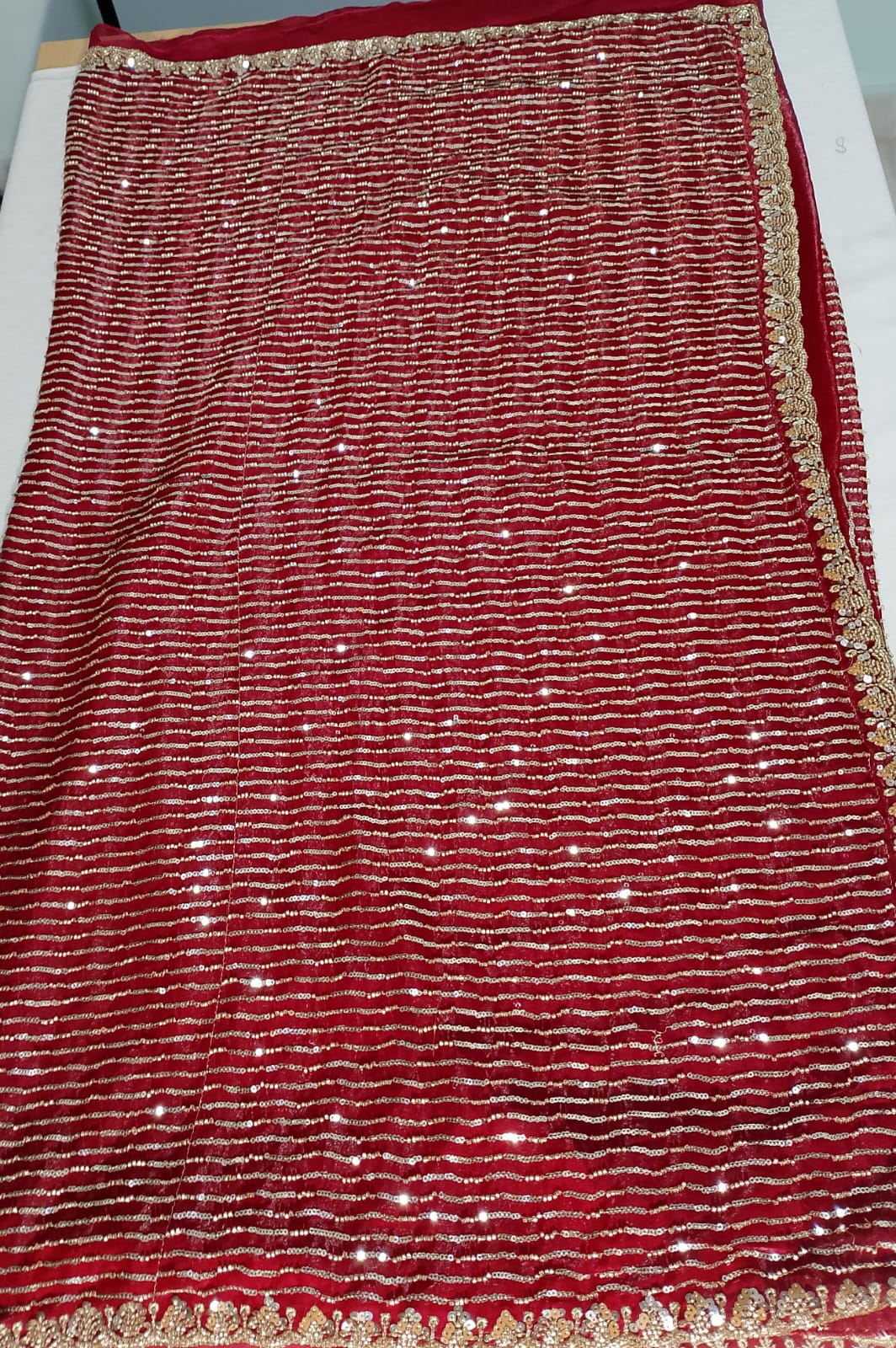N1053: Ready To Ship Beautiful Saree With Stitched Blouse