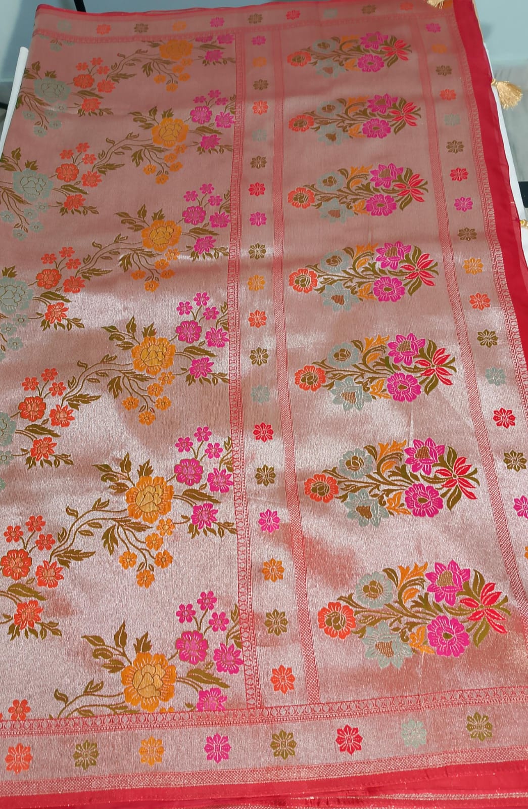 N1070: Ready To Ship Beautiful Paithani Saree With Stitched Blouse N1070: Ready To Ship Beautiful Paithani Saree With Stitched Blouse