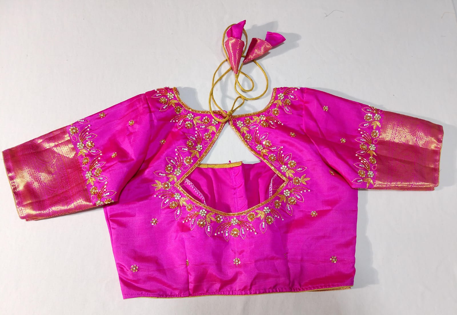 N1084: Ready To Ship Beautiful Saree With Stitched Blouse