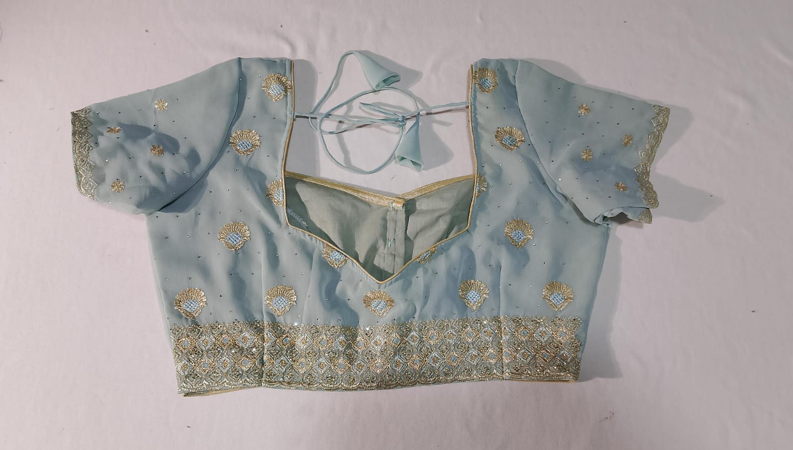 N1101: Ready To Ship Beautiful Saree With Stitched Blouse