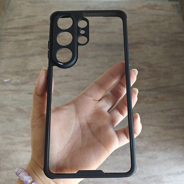 Black Border Clear Case