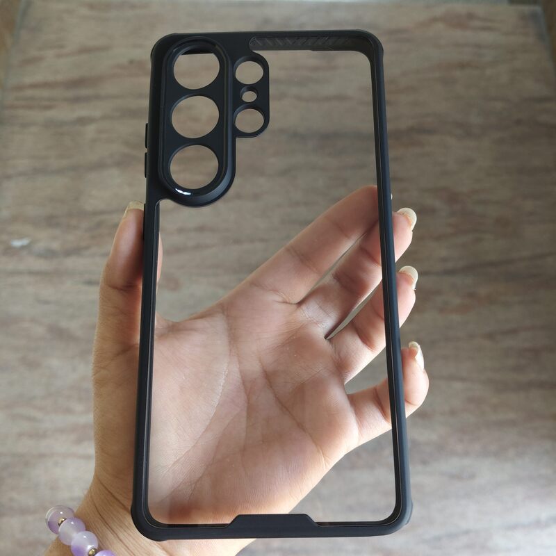 Black Border Clear Case