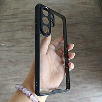 Black Border Clear Case