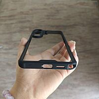 Black Border Clear Case