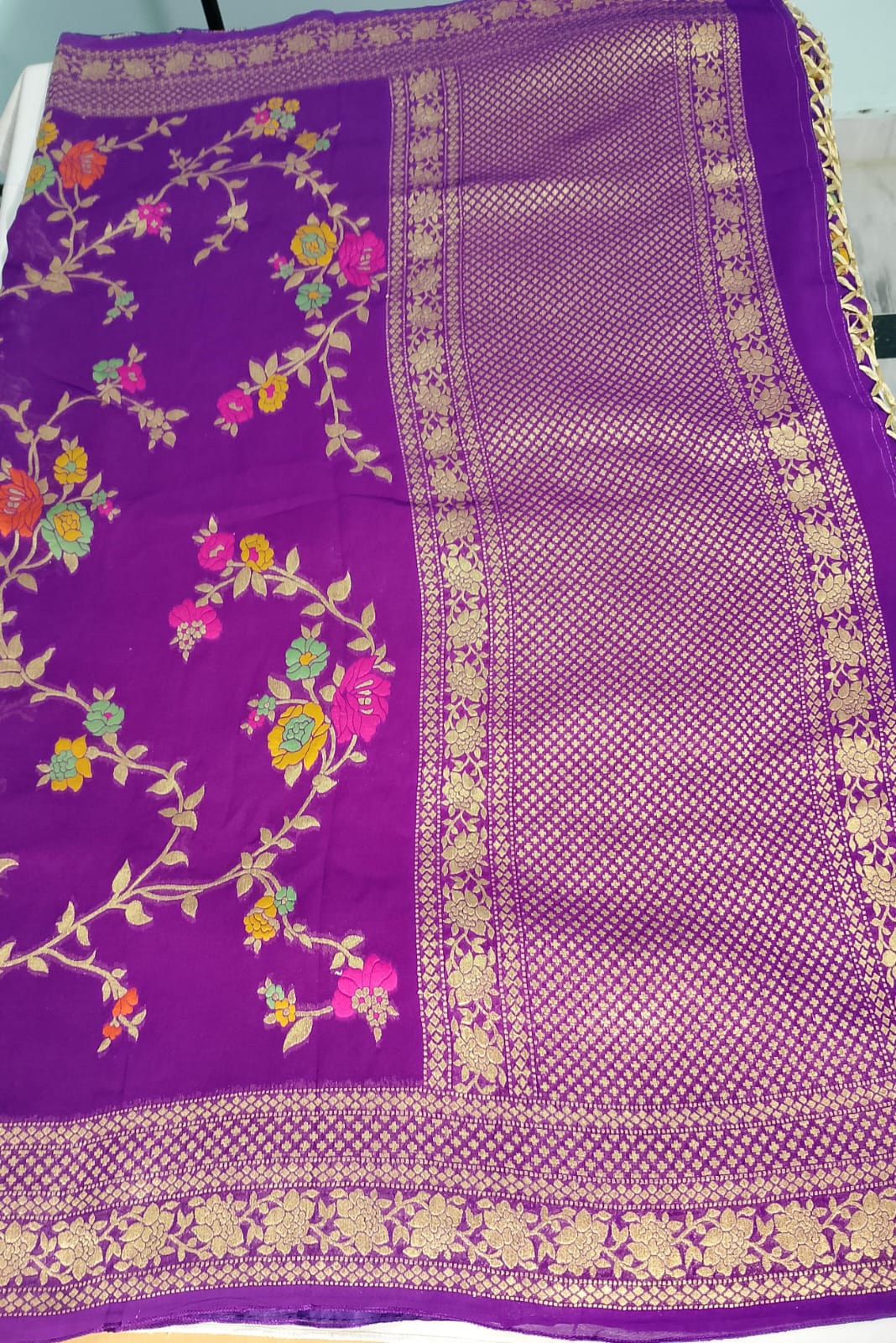 N1147: Ready To Ship Beautiful Saree With Stitched Blouse
