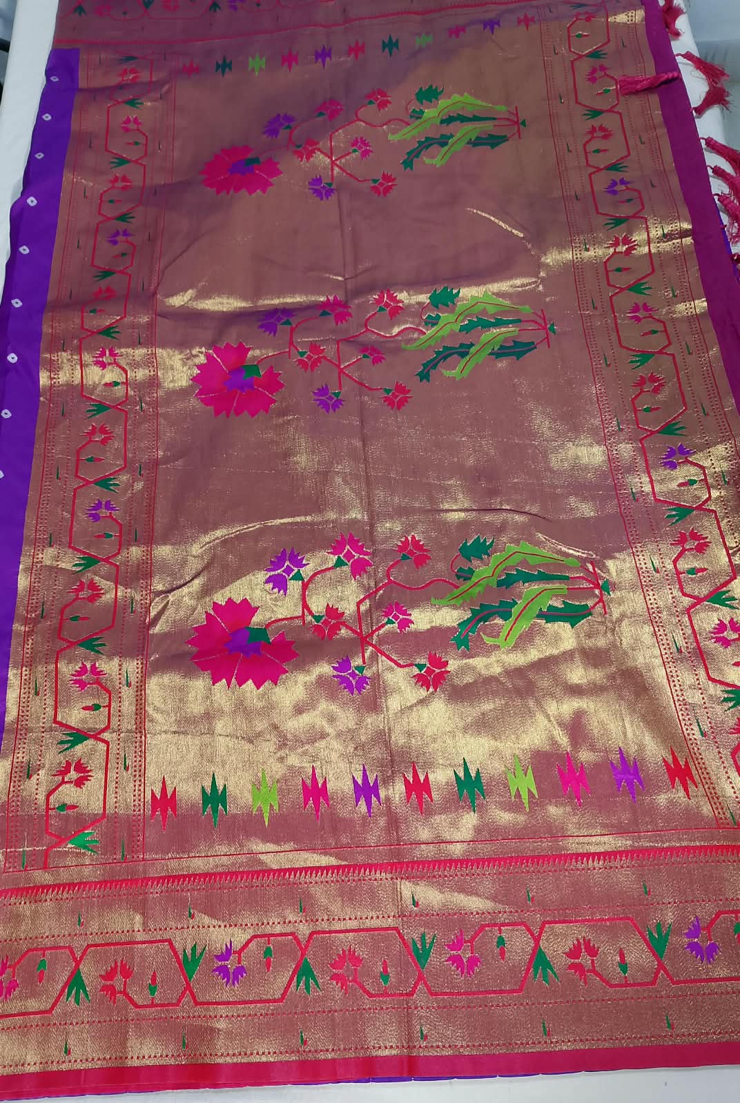N1215: Ready To Ship Beautiful Saree With Stitched Blouse