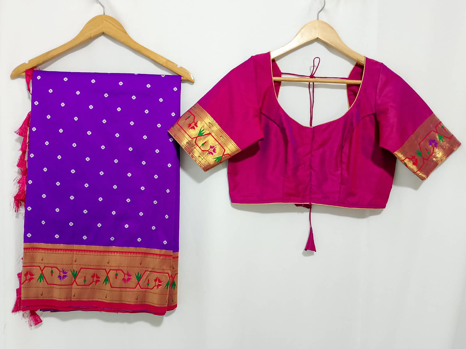 N1215: Ready To Ship Beautiful Saree With Stitched Blouse