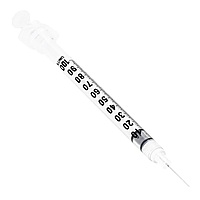 Sol-Care Safety Insulin Syringe – U-100, 0.5 mL , 30G Fixed Needle 5/16 (8 MM) Length