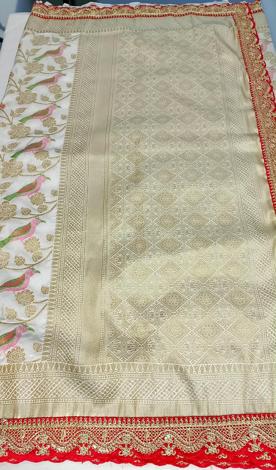 N1240: Ready To Ship Beautiful Saree With Stitched Blouse