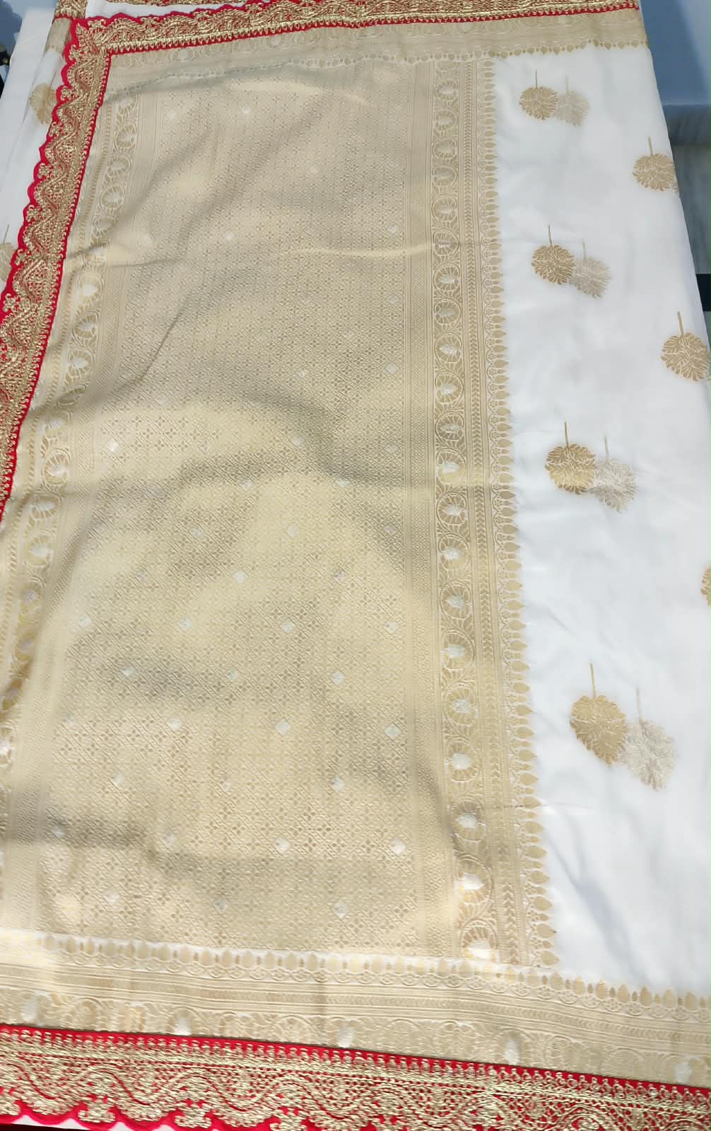 N1244: Ready To Ship Beautiful Saree With Stitched Blouse