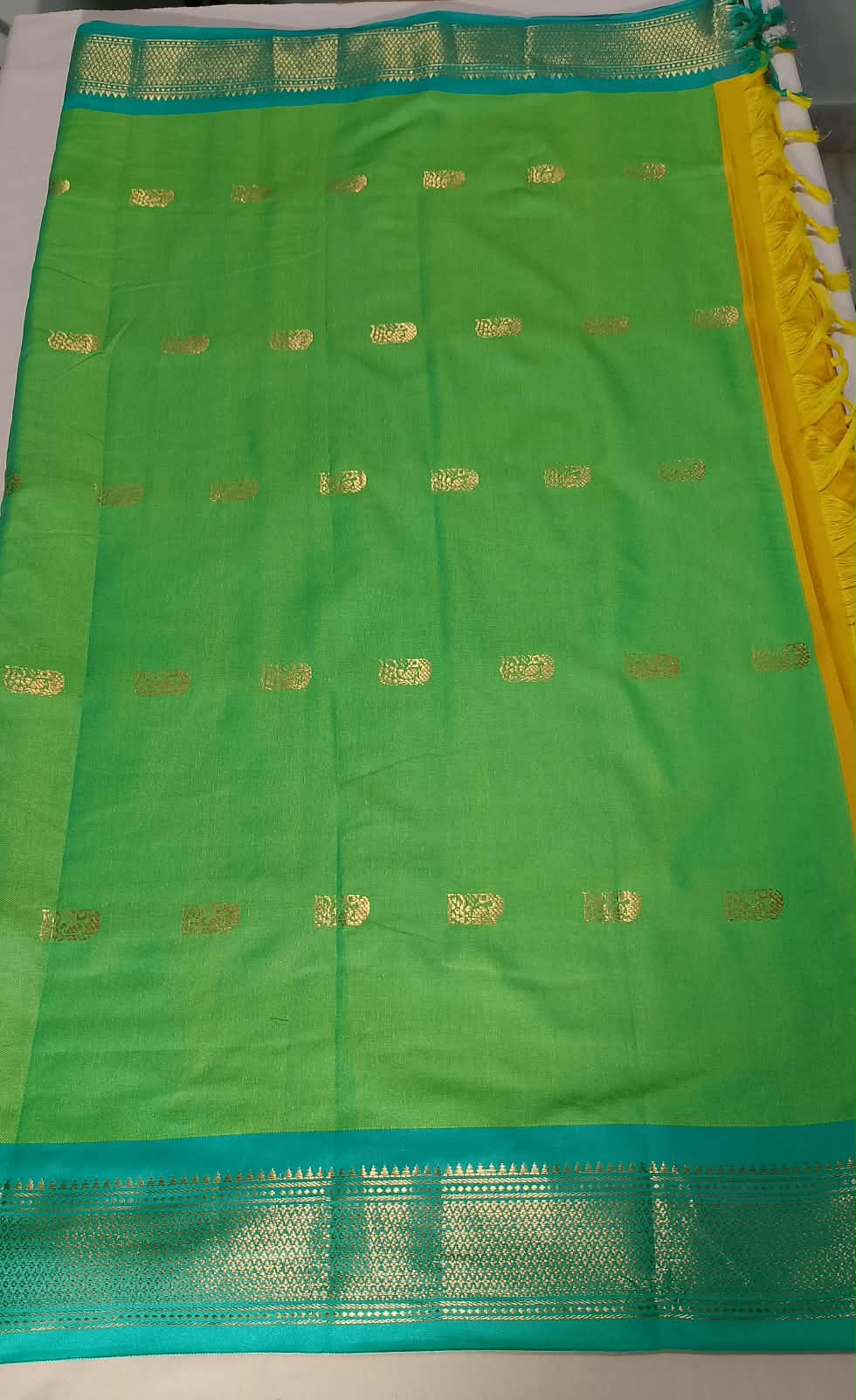 N1248: Ready To Ship Beautiful Paithani Saree With Unstitched Blouse